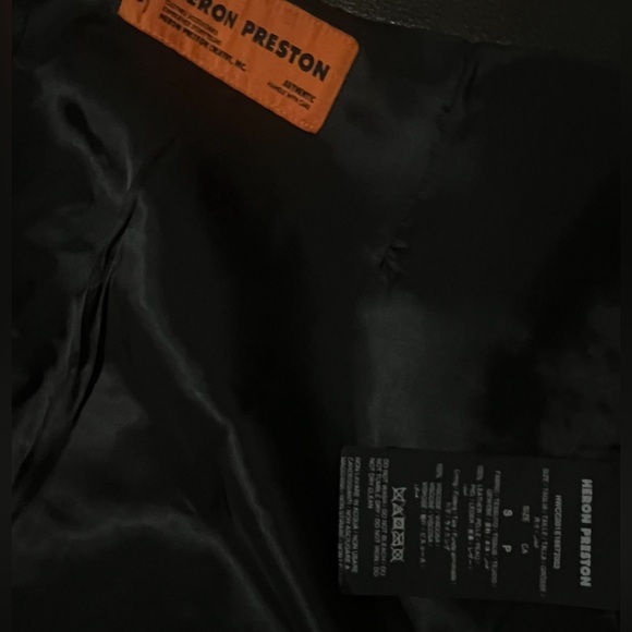 Heron Preston Leather Zip-Up Mini Skirt - Picture 7 of 7